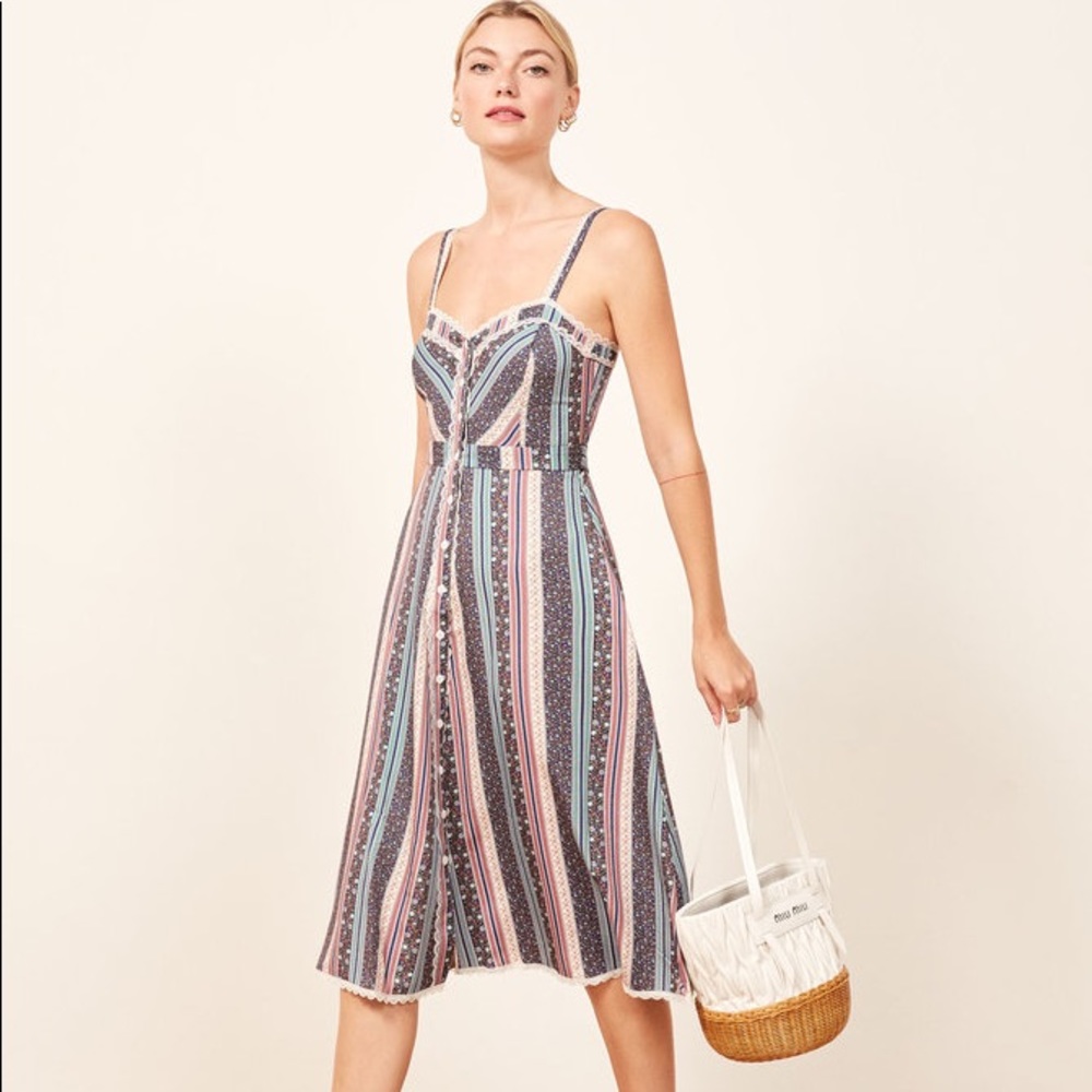 Reformation Sandalwood Midi Dress
